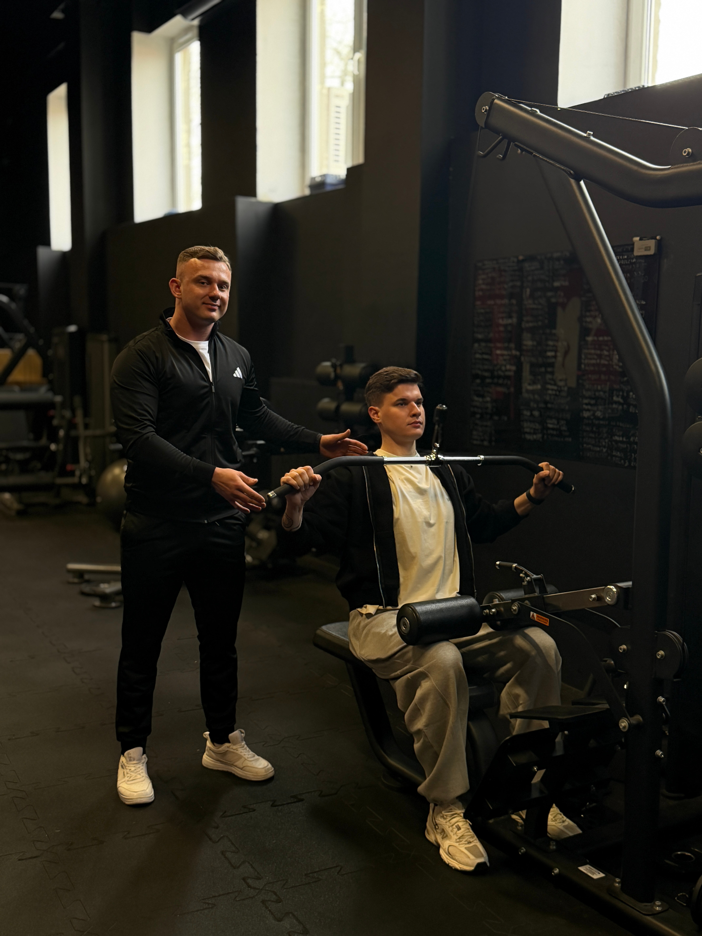 Piotr Studziński prowadzi trening personalny